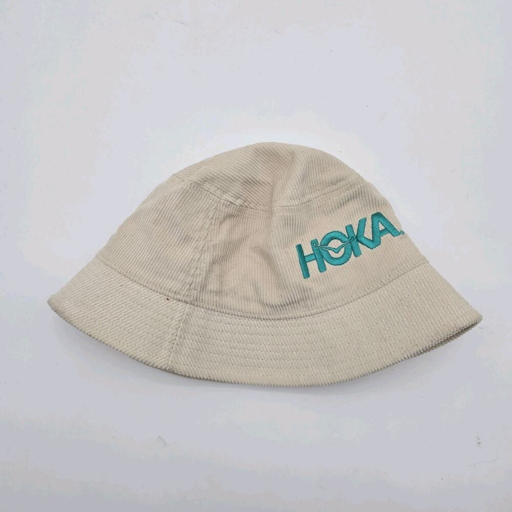 Hoka Hat Bucket Beige White Cap Corduroy One Summer Mile Club One One